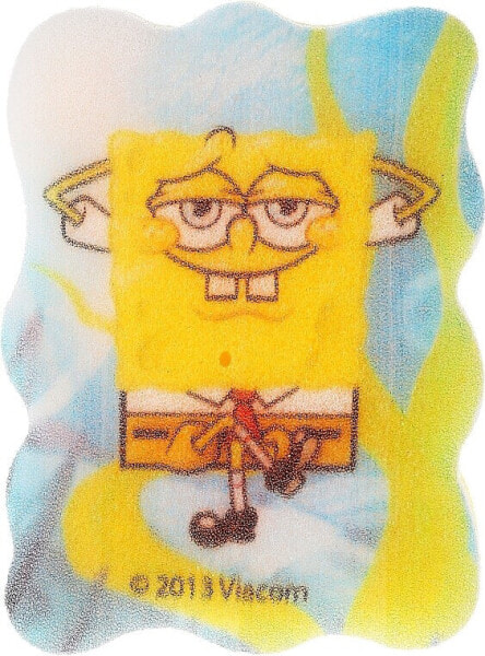 Kinder-Badeschwamm Sponge Bob gelb-blau