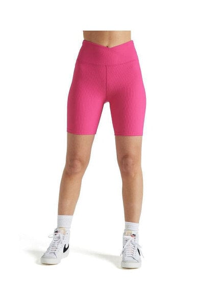 WOMEN'S RIB BIKER SHORTS