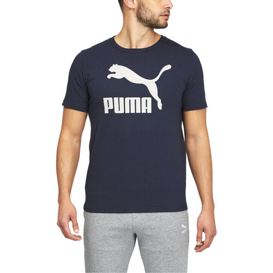 Puma Classics Logo Crew Neck Short Sleeve T-Shirt Mens Size XXL Casual Tops 670