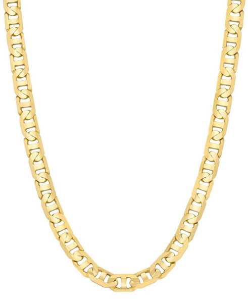 Men's Mariner Link 22" Necklace (6-1/2mm) in 14k Gold-plated Sterling Silver