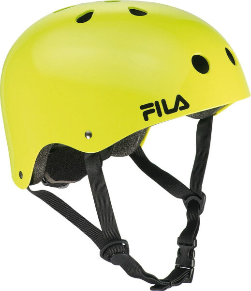 Fila Uniwersalny kask do jazdy na rolkach FS NRK FUN - limonkowy r. S/M 49-54 cm