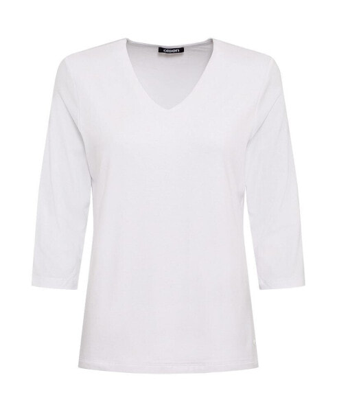 Women's 3/4 Sleeve V-Neck T-Shirt