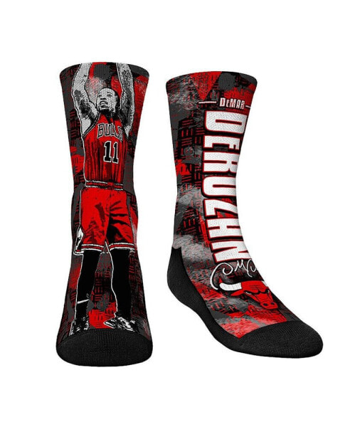 Youth Boys and Girls Socks DeMar DeRozan Chicago Bulls Big Player Crew Socks