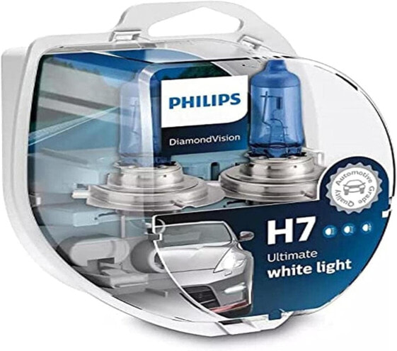 Philips Diamond Vision H7 Upgrade Headlight Bulbs (Twin Pack)