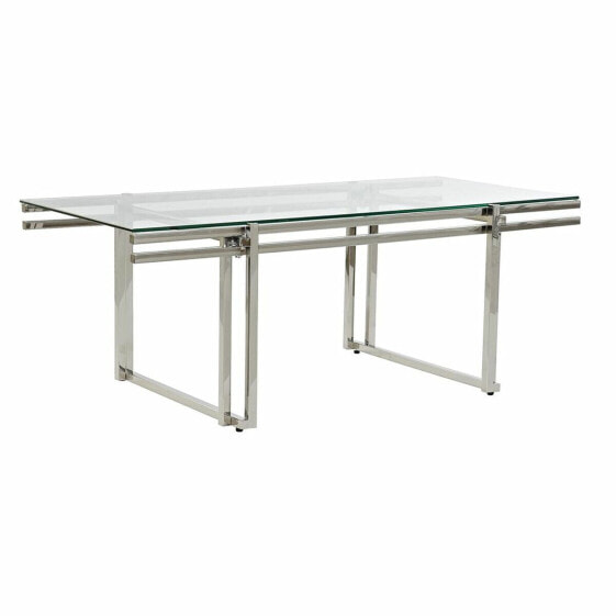 Кофейный столик DKD Home Decor Стеклянный Нержавеющая сталь (120 x 60 x 45 cm)