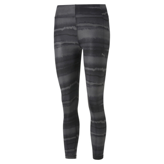 Puma Studio Your Move Printed Athletic Leggings Womens Black Athletic Casual 522