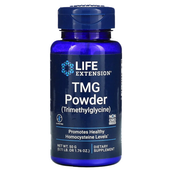 Витамины для пищеварительной системы Life Extension TMG Powder (Trimethylglycine) 50 г