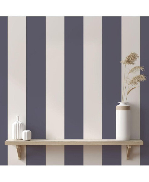 Обои полосатые Tempaper Stripe Peel and Stick, Дом > Интерьер > Картины, постеры, гобелены, панно