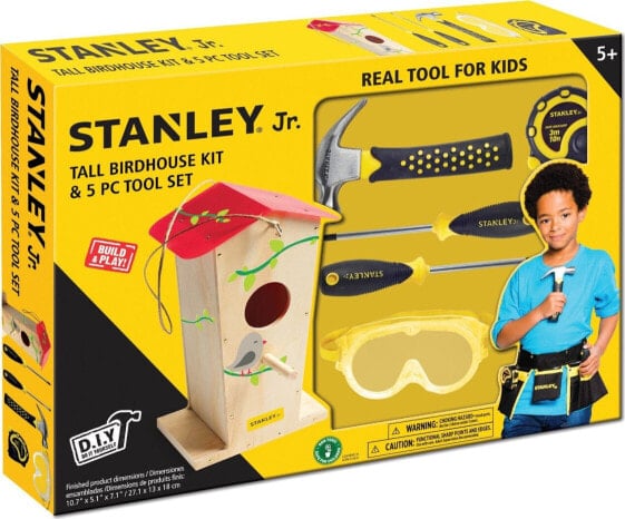 Stanley Junior Domek dla ptaków Stanley Jr + narzędzia dla dzieci (STOK008-T05-SY)