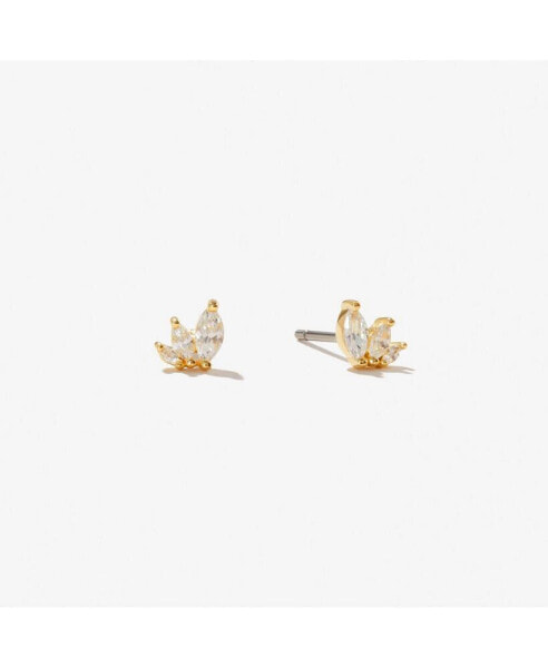 Gold Stud Earrings - Kennedy