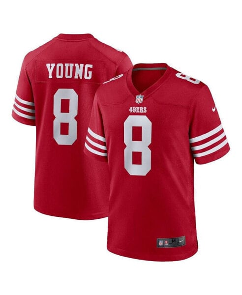 Men's Steve Young Scarlet San Francisco 49ers Retired Player Game Jersey