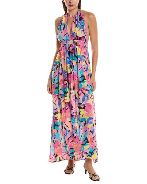 Tiare Hawaii Marilyn Maxi Dress Women's Pink S/M