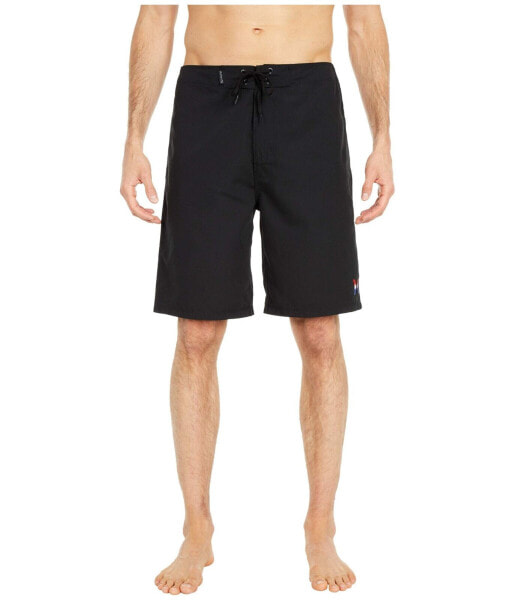 Hurley 294839 Men''s One & Only 2.0 21" Boardshorts Black/Red Size 33