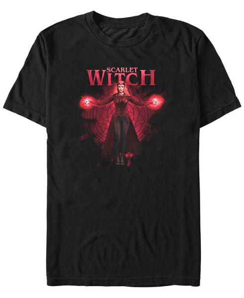 Men's Likeness Doctor Strange Movie 2 Scarlet Witch Splash Short Sleeve T-shirt