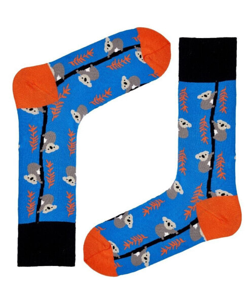 Носки унисекс Love Sock Company Koala Novelty с яркими цветами и бесшовным носком, 1 шт.