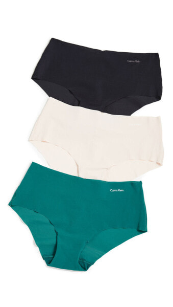 Calvin Klein 300668 Women's Invisibles Hipster 3 Pack Underwear Size XS