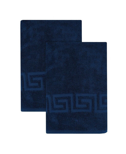 Milos Greek Key Design Collection 100% Turkish Cotton Bath Towel, 27" x 54"