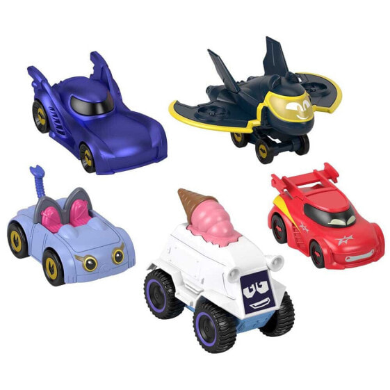 Игрушечный транспорт Fisher-Price Набор машинок Batwheels Batmobile Pack5