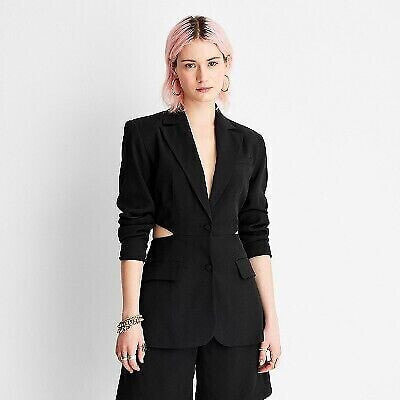 Women's Cut Out Blazer - Future Collective with Alani Noelle Black S