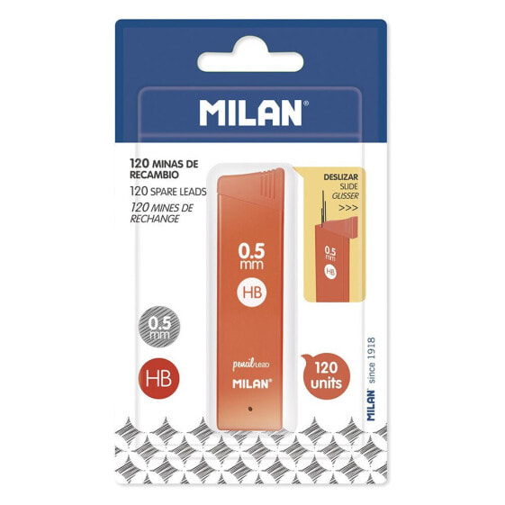 MILAN Blister Pack 1 Tube 120 Spare Leads 0.5 mm Hb