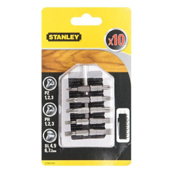 Stanley STA61481-XJ бита для отверток 10 шт 28307915