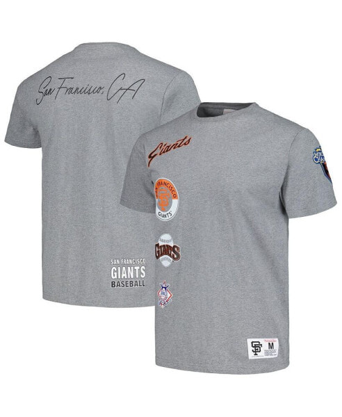 Men's Heather Gray San Francisco Giants Cooperstown Collection City Collection T-shirt