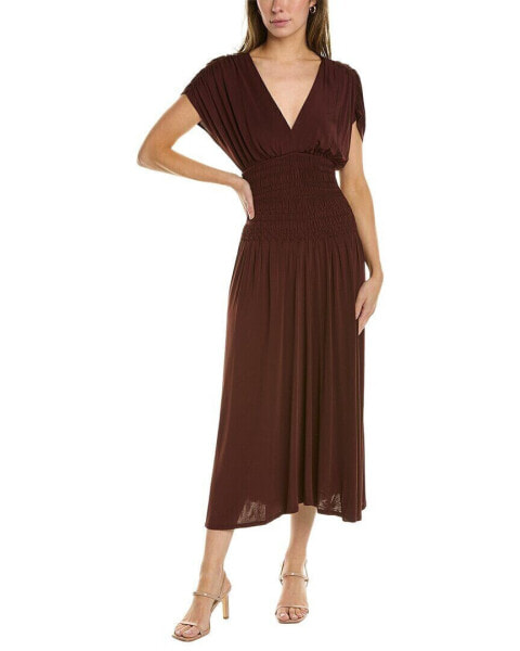 A.L.C. Demi Midi Dress Women's Brown Xs