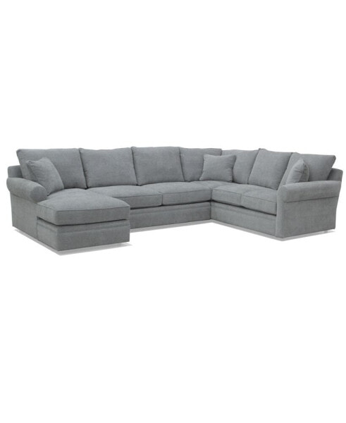Zaniel 138" 3PC Fabric Sectional with Chaise, Created for Macy's