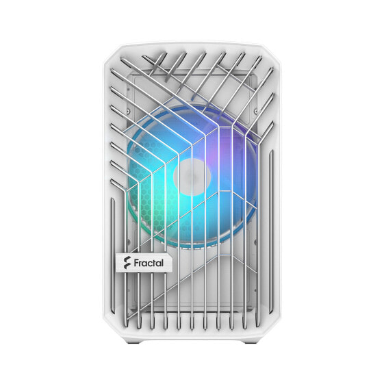 Fractal Design Torrent Nano - PC - White - Mini-DTX - Mini-ITX - Steel - Tempered glass - Multi - Case fans