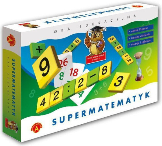 Развивающая настольная игра Alexander Gra Super Matematyk (0466)