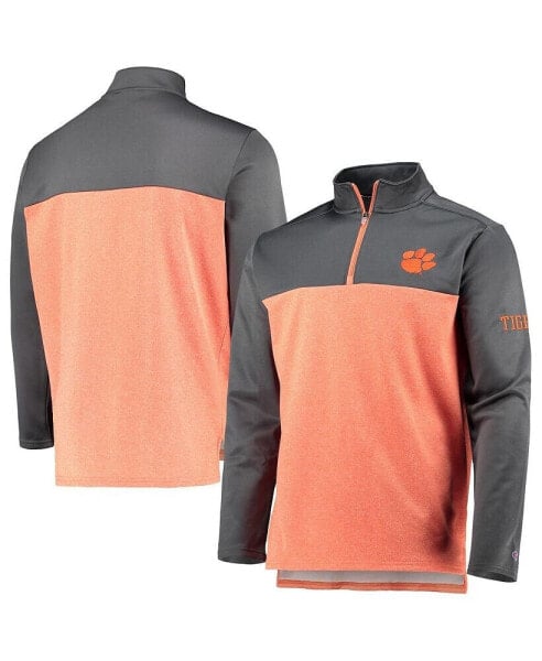 Men's Orange Clemson Tigers Gameday Quarter-Zip Jacket