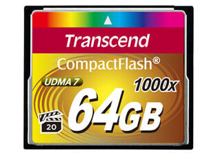 Карта памяти Transcend CompactFlash 1000x 64GB