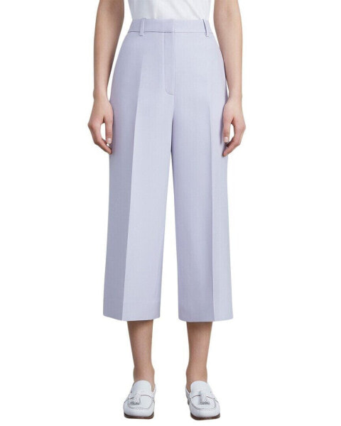 Lafayette 148 New York Kenmare Wool & Silk-Blend Flare Cropped Pant Women's 4