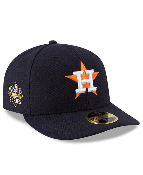 Men's Navy Houston Astros 2022 World Series Side Patch Low Profile 59FIFTY Fitted Hat