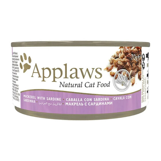 APPLAWS Mackerel And Sardine 24X70g Wet Cat Food