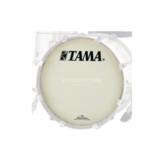 Tama Bass Drum Front Head CT22BMOT, 22", white, Starclassic Logo