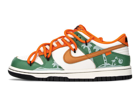 Кроссовки низкие Nike Dunk Low DH9765-003 Summer Holidays оранжево-зеленые