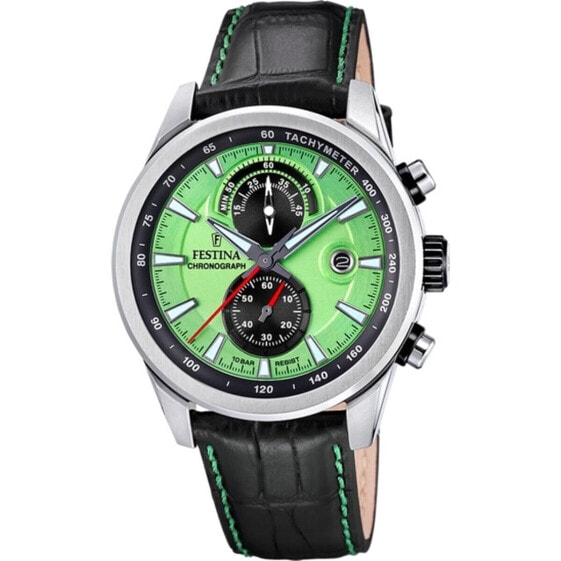 Мужские часы Festina F20695/3 Чёрный Зеленый