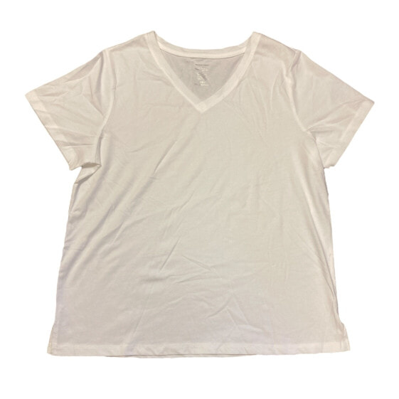 Member's Mark Ladies Essential Soft Short Sleeve V Neck Tee