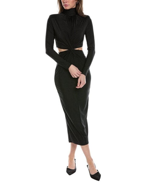 To My Lovers Twisted Midi Dress Women's