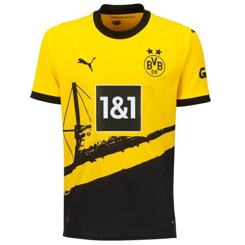 Puma Dětský Domácí Fotbalový Dres Borussia Dortmund 23/24 Žlutý