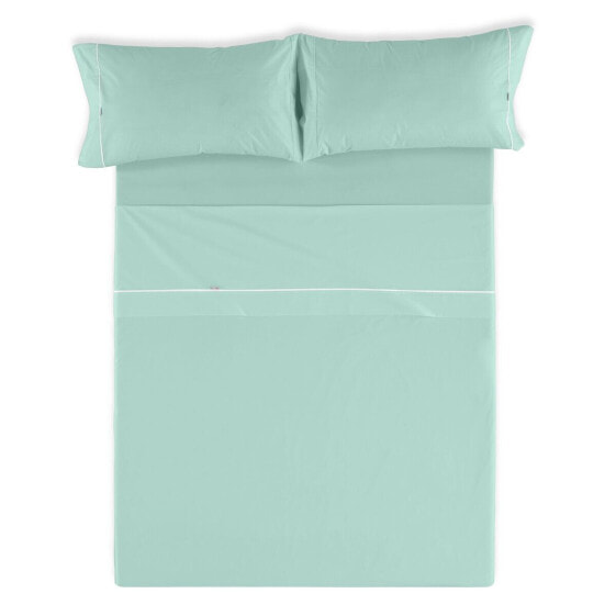 Постельное белье комплект Alexandra House Living Soft green King size 4 предмета