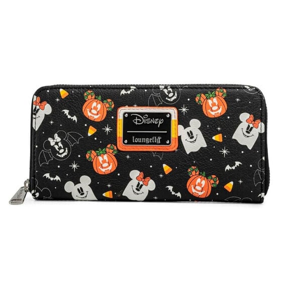LOUNGEFLY Spooky Halloween Mickey Wallet