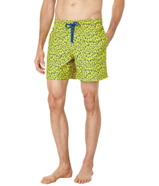 Vilebrequin 297412 Men'sMicroturtles Mahina Citronelle Size MD