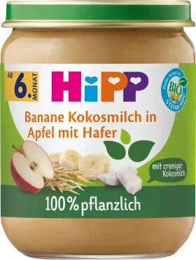 Frucht & Getreide Banane Kokosmilch in Apfel mit Hafer ab dem 6.Monat, 160 g