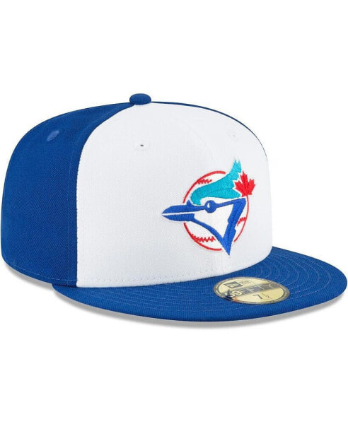 Men's White Toronto Blue Jays Cooperstown Collection Wool 59FIFTY Fitted Hat