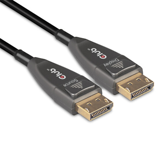 Club 3D DisplayPort 1.4 Active Optical Cable Unidirectional 4K120Hz 8K60Hz M/M 20m/65.62ft - 20 m - DisplayPort - DisplayPort - Male - Male - 7680 x 4320 pixels
