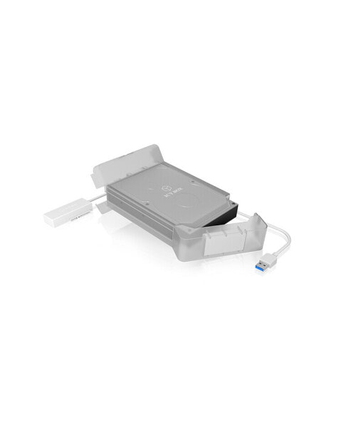 ICY BOX IB-AC705-6G - HDD - Serial ATA III - 2.5,3.5" - USB 3.2 Gen 1 (3.1 Gen 1) Type-A - 5 Gbit/s - White