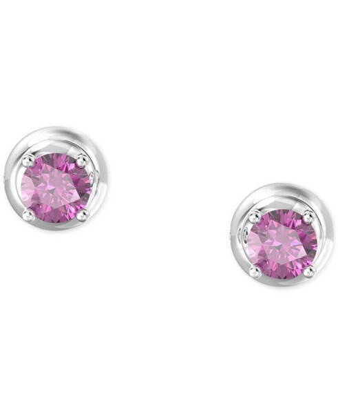 Faceted Color Crystal Small Stud Earrings