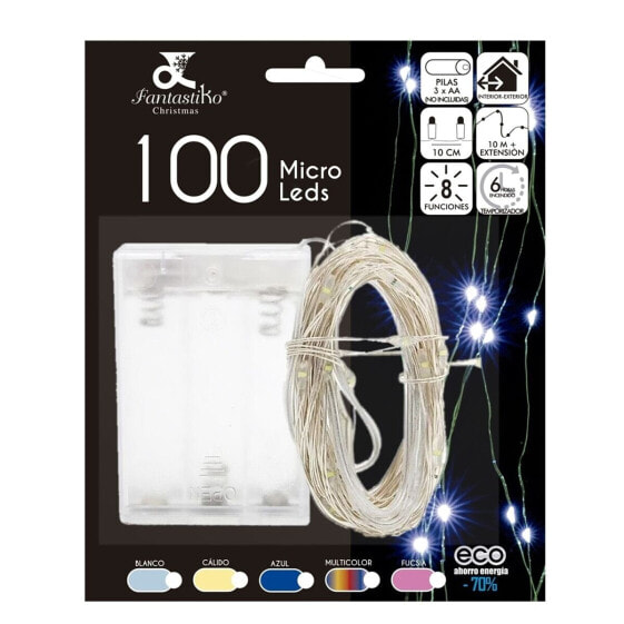 Гирлянда огней Теплый свет LED 10 м Shico